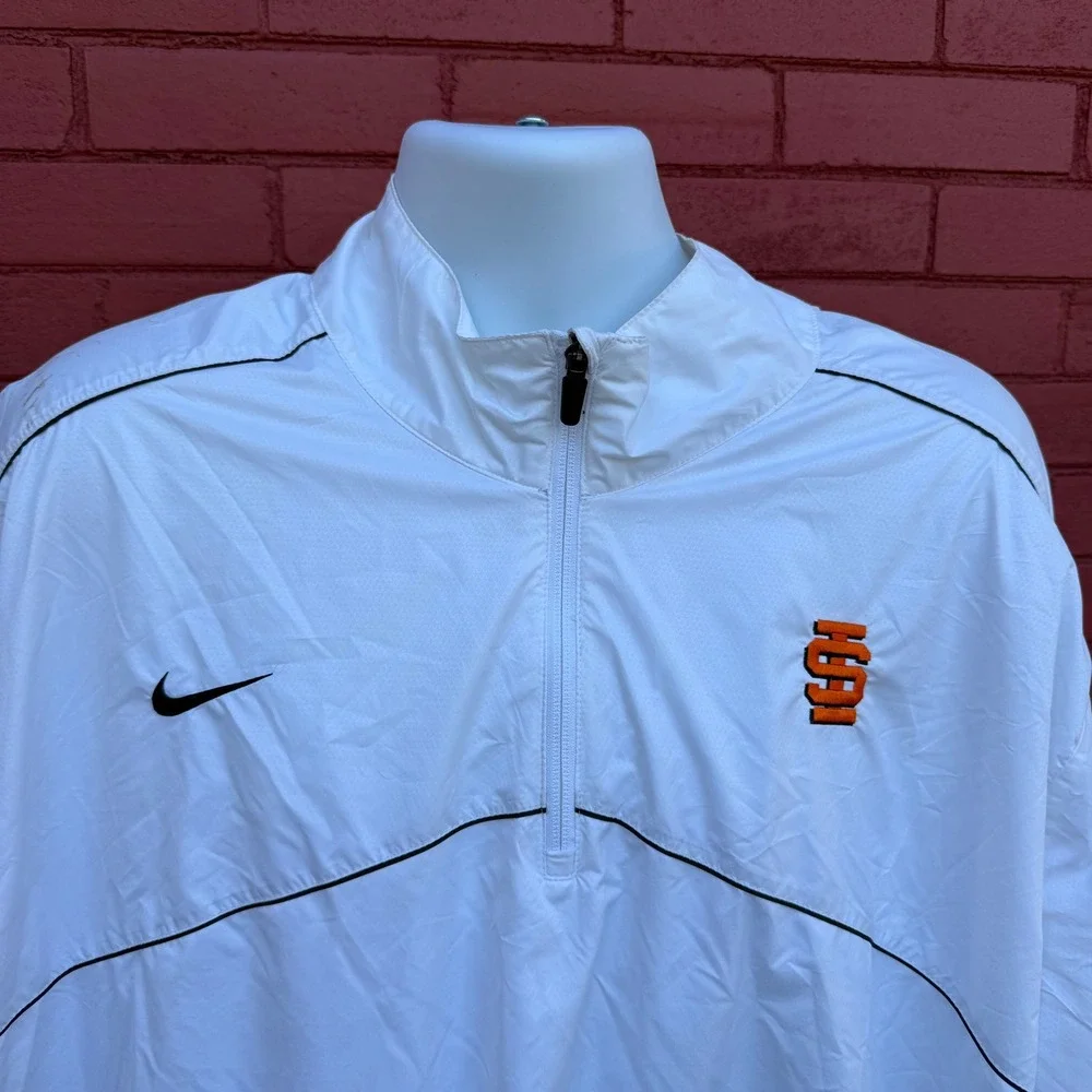Nike Storm Fit Idaho State University Bengals Pullover‎ Anorak Jacket XXL White